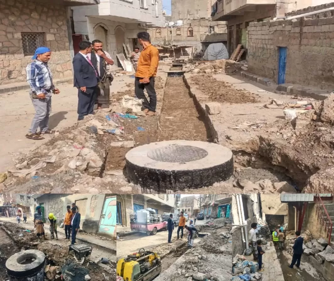 المشمر يتفقد مشروعي تأهيل شبكة الصرف الصحي في حيّي الروضة والجمهوري
