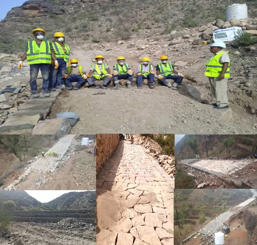 الصندوق الاجتماعي والأشغال العامة ينفذان مشاريع خدمية وتنموية في زريقة الشام