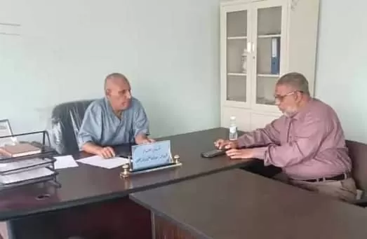 الدعيس والأصبحي يناقشان عملية إحصاء مزارع الثروة الحيوانية والنباتية في تعز