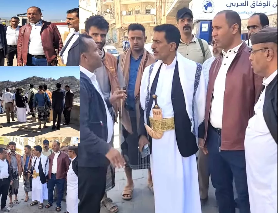 المشمر والأغبري يسلمان موقع مشروع شبكة المياه في الروضة بطول 635 مترًا وبتكلفة 115.469 دولارًا